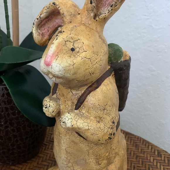 Vintage Charming Bunny Rabbit w Egg Backpack - Picture 10 of 11
